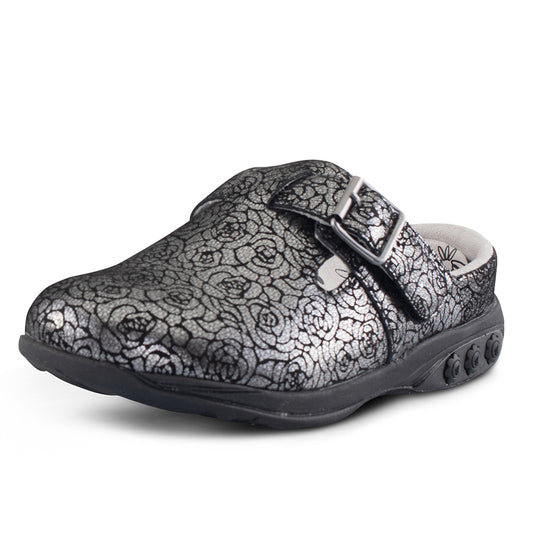 Therafit Mindy Women's Adjustable Clog - Pewter