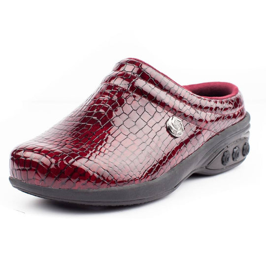 Therafit Molly Women's Leather Clog - Merlot